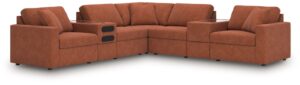 Modmax - Spice - 7-Piece Balanced Sectional With Audio And Storage Consoles