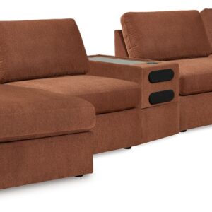 Modmax - Spice - 5 Piece Double Chaise Sectional With Audio Console