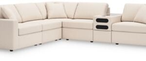 Modmax - Oyster - 6-Piece Sectional With Audio Console