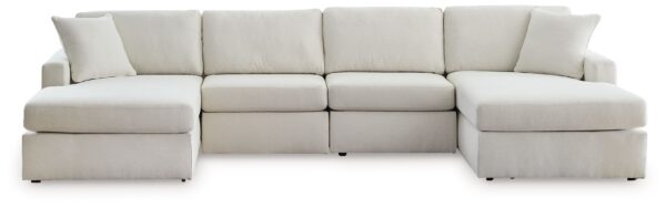Modmax - Oyster - 4-Piece Double Chaise Sectional