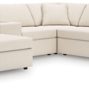 Modmax - Oyster - 6-Piece Sectional With Laf Corner Chaise, Raf Corner Chair And Storage Console