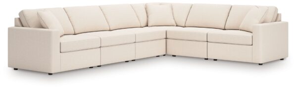 Modmax - Oyster - 6-Piece Sectional With Laf Corner Chair And Raf Corner Chair