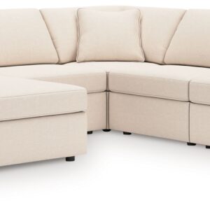 Modmax - Oyster - 5-Piece Sectional With Laf Corner Chaise, Wih Raf Corner Chair
