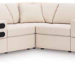 Modmax - Oyster - 7-Piece Balanced Sectional With Audio And Storage Consoles