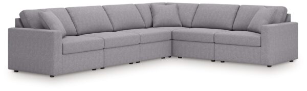 Modmax - Granite - 6-Piece Sectional With Laf Corner Chair And Raf Corner Chair
