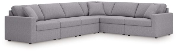 Modmax - Granite - 6-Piece Sectional With Laf Corner Chair And Raf Corner Chair