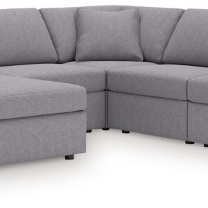 Modmax - Granite - 5-Piece Sectional With Laf Corner Chaise, Wih Raf Corner Chair