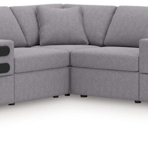 Modmax - Granite - 7-Piece Balanced Sectional With Audio And Storage Consoles