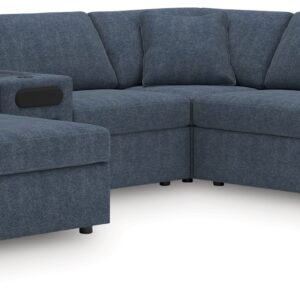 Modmax - Ink - 6-Piece Sectional With Audio System, Laf Corner Chaise And RAF Corner Chair