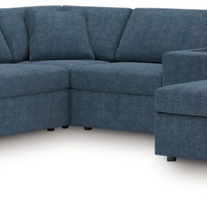 Modmax - Ink - 6-Piece Sectional With Raf Corner Chaise, LAF Corner Chair And Storage Console