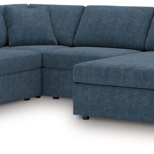 Modmax - Ink - 4-Piece Sectional With Raf Corner Chaise, With Laf Corner Chair