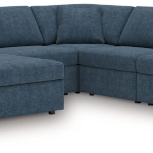 Modmax - Ink - 5-Piece Sectional With Laf Corner Chaise, Wih Raf Corner Chair