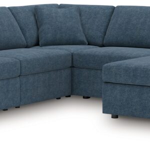 Modmax - Ink - 5-Piece Sectional With Raf Corner Chaise, Wih Laf Corner Chair