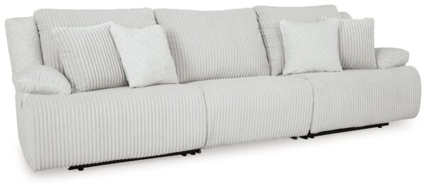 Top Tier - Alloy - 3-Piece Reclining Sectional Sofa