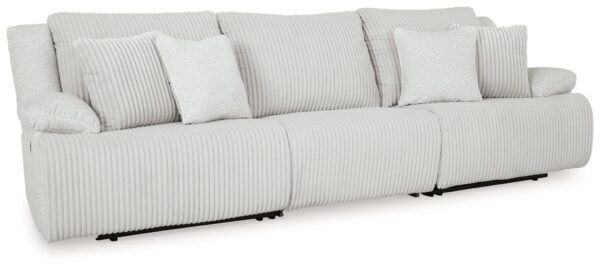Top Tier - Alloy - 3-Piece Reclining Sectional Sofa