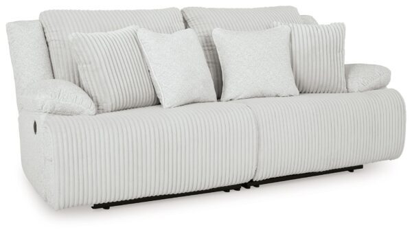 Top Tier - Alloy - 2-Piece Reclining Sectional Loveseat
