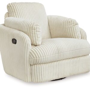 Tie-Breaker - Ivory - Swivel Glider Recliner
