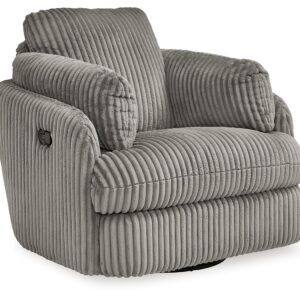 Tie-Breaker - Fog - Swivel Glider Recliner