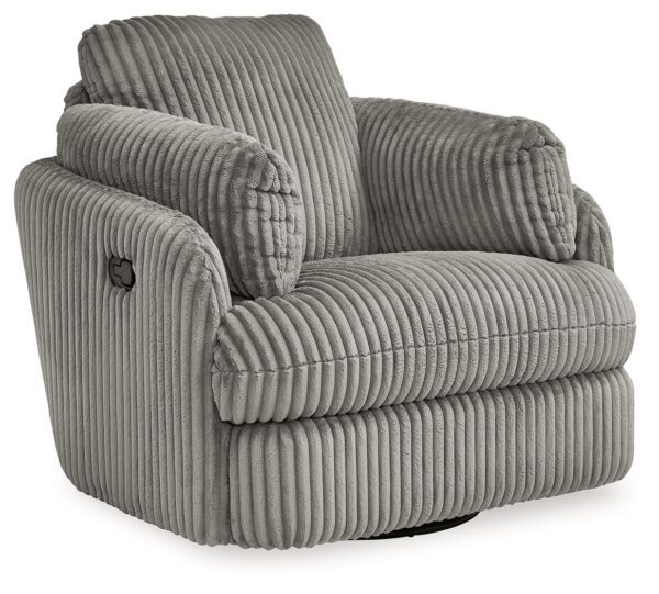 Tie-Breaker - Fog - Swivel Glider Recliner