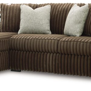 Midnight-Madness - Chocolate - 2-Piece Sectional Sofa With LAF Corner Chaise