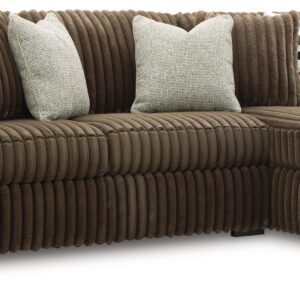 Midnight-Madness - Chocolate - 2-Piece Sectional Sofa With RAF Corner Chaise