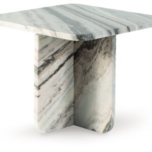 Baretton - Black / White / Taupe - 15" Accent Cocktail Table