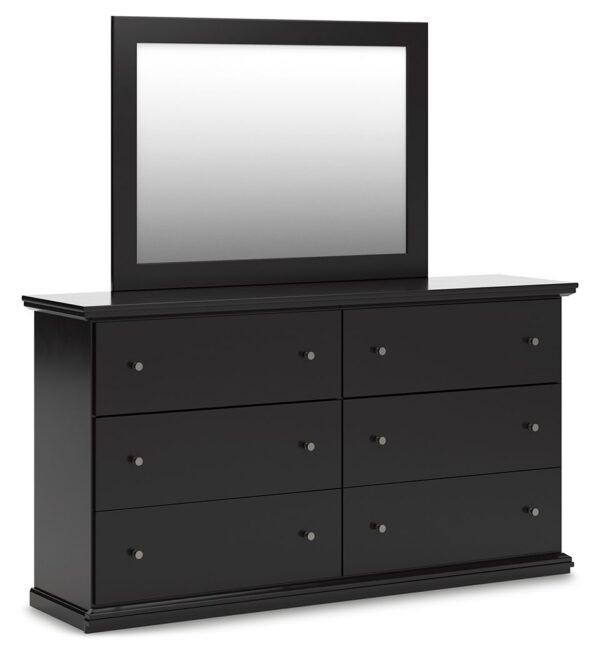 Maribel - Black - Dresser and Mirror