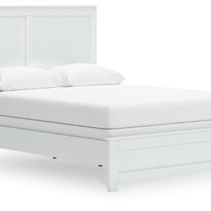 Bostwick Shoals - White - Queen Panel Bed With Framed Footboard