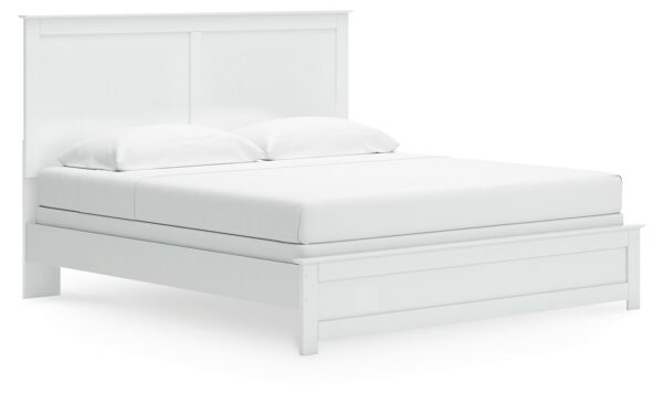 Bostwick Shoals - White - King Panel Bed With Framed Footboard