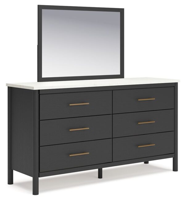 Cadmori - Black / White - Dresser and Mirror
