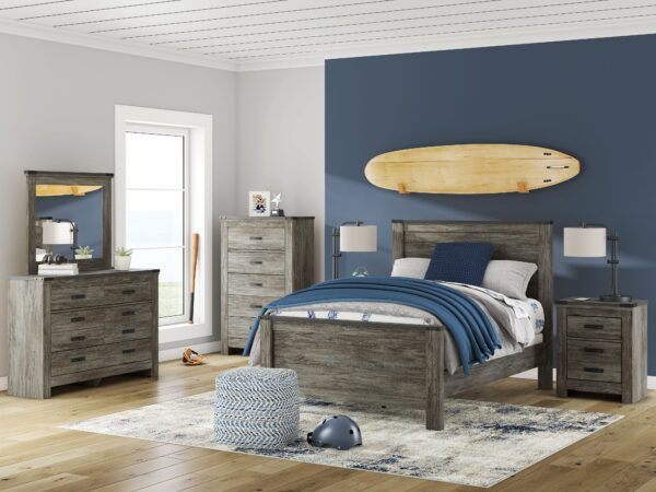 Frandern - Gray - Six Drawer Dresser