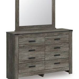 Frandern - Gray - Dresser And Mirror