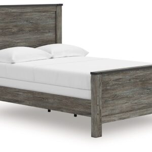 Frandern - Black / Gray - Full Panel Bed