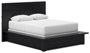 Londer - Black - Queen Panel Bedp