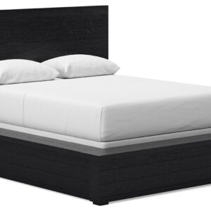 Londer - Black - Queen Panel Bedp