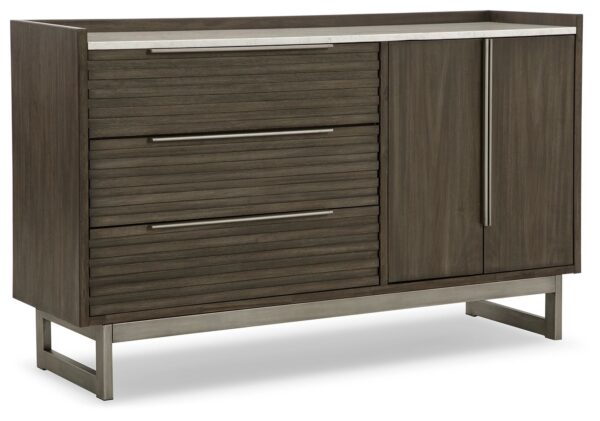 Arkenton - Grayish Brown / White - Dresser