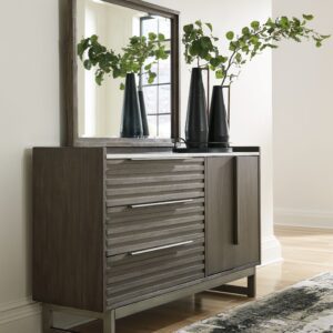 Arkenton - Grayish Brown - Dresser, Mirror