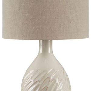 Garinton - Cream - Ceramic Table Lamp