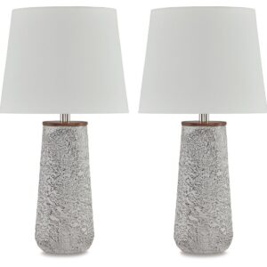 Chaston - Antique White - Metal Table Lamp (Set of 2)