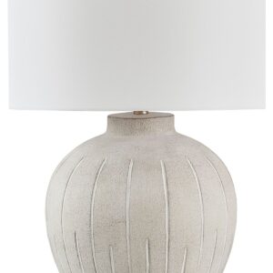 Calbert - Warm Gray - Poly Table Lamp