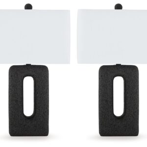Wimmings - Black - Poly Table Lamp (Set of 2)