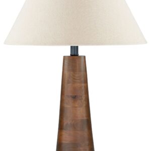 Danset - Brown - Wood Table Lamp