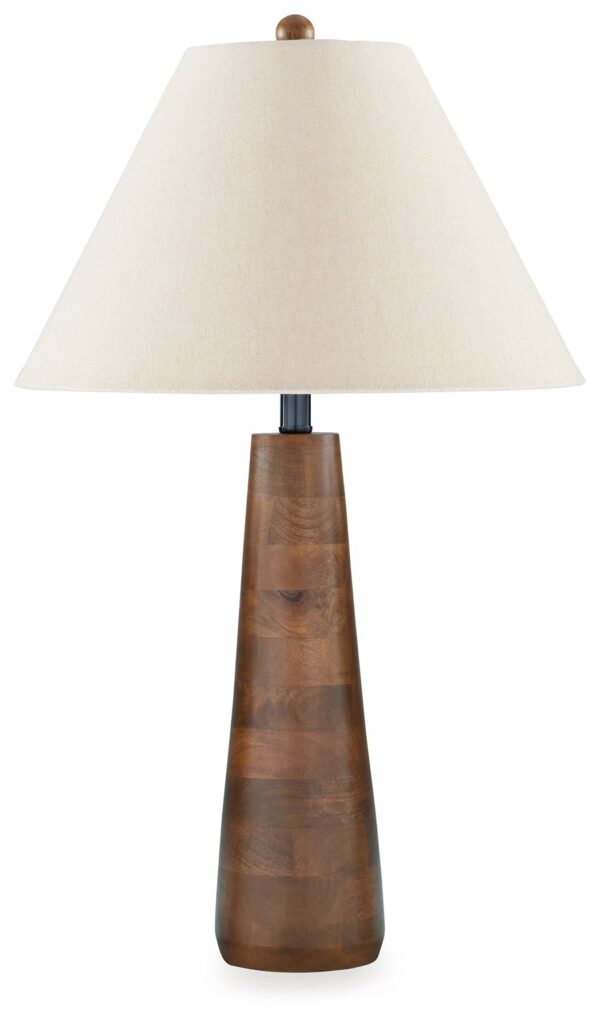 Danset - Brown - Wood Table Lamp