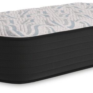 Elite Springs Plush - Gray / Blue - Twin Mattress