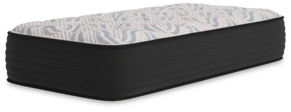 Elite Springs Plush - Gray / Blue - Twin Mattress