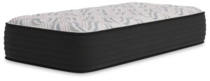 Elite Springs Plush - Gray / Blue - Twin Mattress