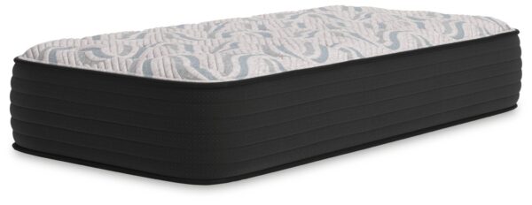 Elite Springs Plush - Gray / Blue - Twin Mattress