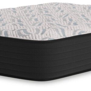 Elite Springs Plush - Gray / Blue - Queen Mattress