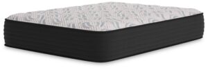 Elite Springs Plush - Gray / Blue - Queen Mattress