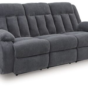 Observation - Steel - Reclining Power Sofa With Drop Down Table